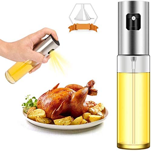 Oil Sprayer for Cooking, Olive Oil Sprayer Mister, Olive Oil Spray Bottle, Olive Oil Spray for Salad, BBQ, Kitchen Baking, Roasting
